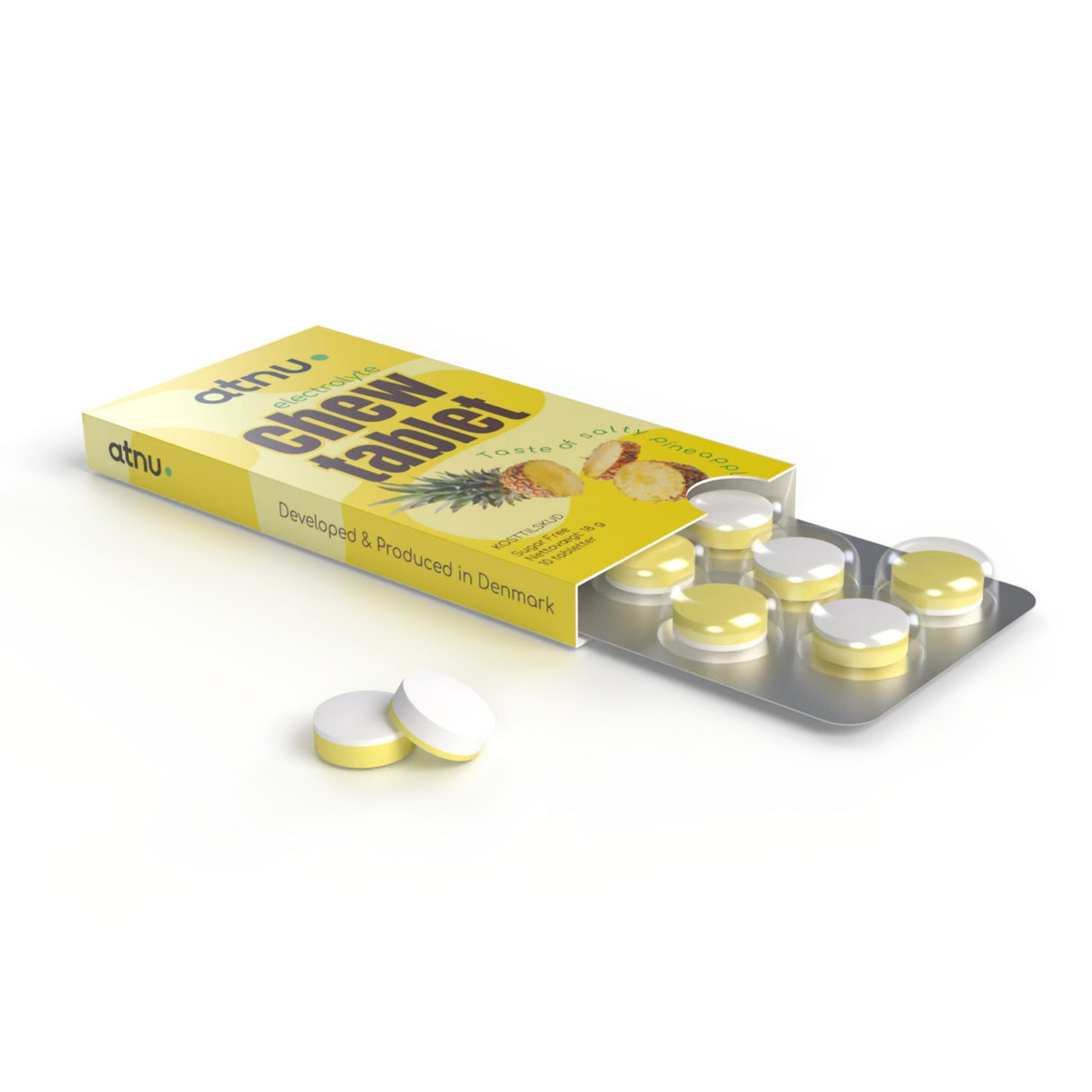 ELECTROLYT CHEW TABLET - Salty pineapple BOX12
