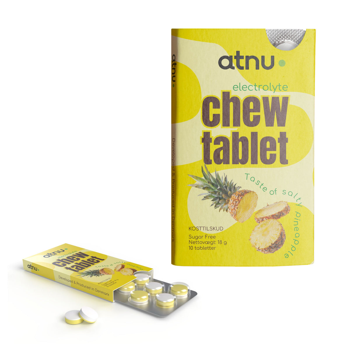 ELECTROLYT CHEW TABLET - Salty pineapple BOX12