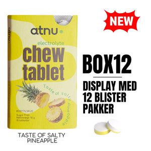 ELECTROLYT CHEW TABLET - Salty pineapple BOX12